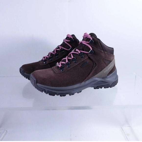Merrill waterproof dark brown hicking booties. 10.5.W